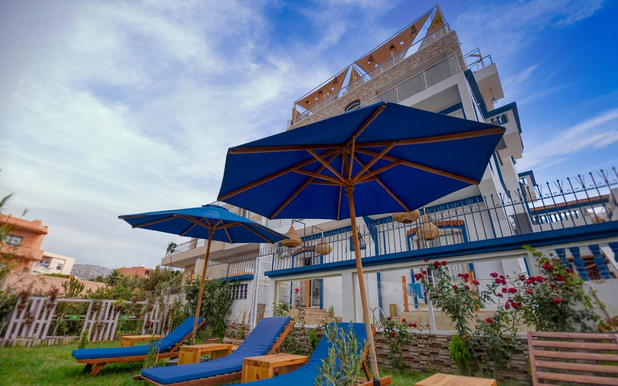 Blue Wave Lodge Agadir n'Ait Sa Bagian luar foto